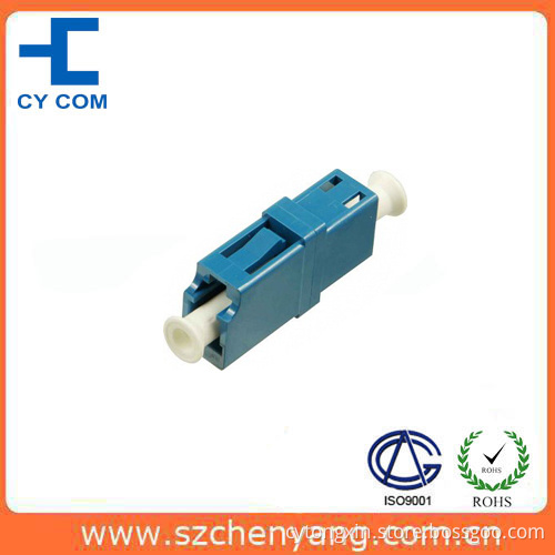 LC/Upc Singlemode Sx Fiber Optic Adapter with Blue Shell